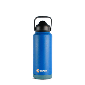 GRAZIE 32 oz Insulated Water Bottle – Stainless Steel