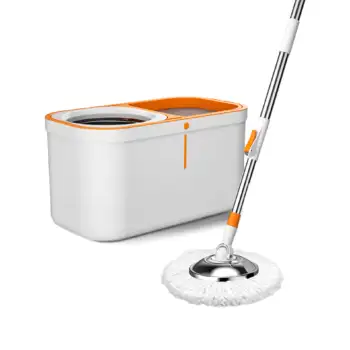 GRAZIE Spin Mop and Bucket with Wringer – 360°